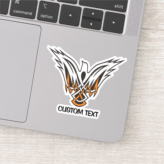 Celtic Bird Sticker (Detail)