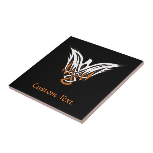 Celtic Bird Tile Tegeltje (Zijkant)