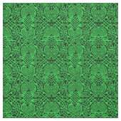 Celtic Bird Weave in Dark Green Stof (Swatch)