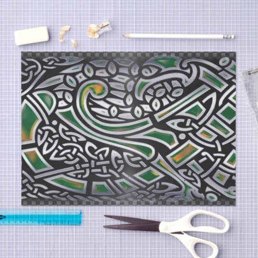 Celtic Birds 3D Folie Tissuepapier (Craft)