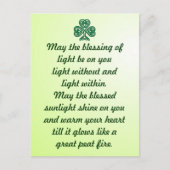 celtic blessing shamrock-briefkaart briefkaart (Voorkant)
