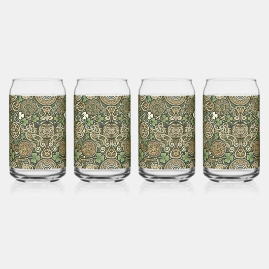 Celtic Bloom Blikvorm Glas (Achterkant)