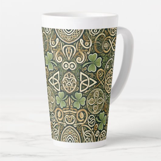 Celtic Bloom Latte Mok (Rechterhoek)