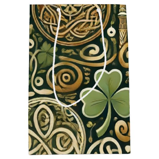 Celtic Bloom Medium Cadeauzakje (Voorkant)