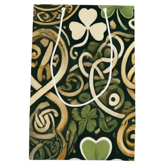 Celtic Bloom Medium Cadeauzakje (Achterkant)