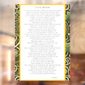 Celtic Bloom Raamsticker (Vel 2)