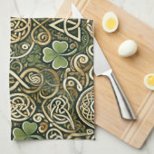 Celtic Bloom Theedoek (Quarter Fold)