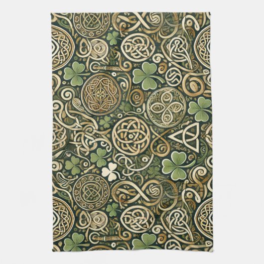 Celtic Bloom Theedoek (Verticaal)