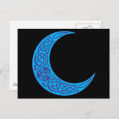 Celtic Blue Moon Briefkaart (Voorkant / Achterkant)