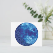 Celtic Blue Moon Briefkaart (Staand voorkant)