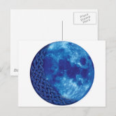 Celtic Blue Moon Briefkaart (Voorkant / Achterkant)