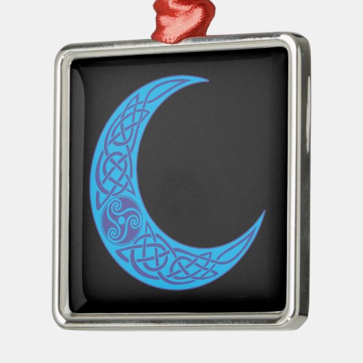 Celtic Blue Moon Metalen Ornament (Links)