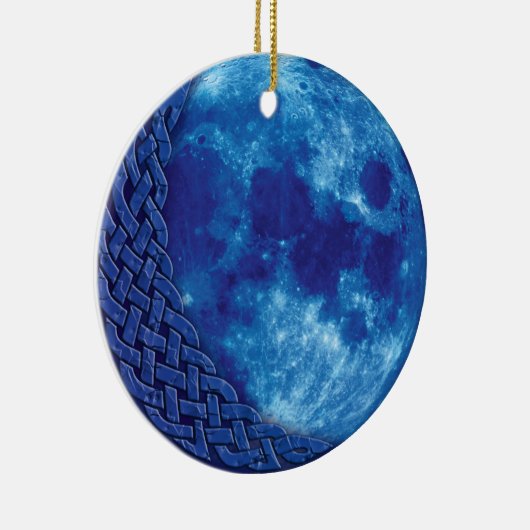 Celtic Blue Moon Ornament (Rechts)