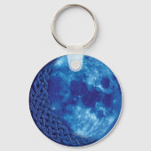 Celtic Blue Moon Sleutelhanger (Voorkant)