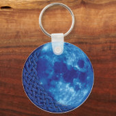 Celtic Blue Moon Sleutelhanger (Voorkant)