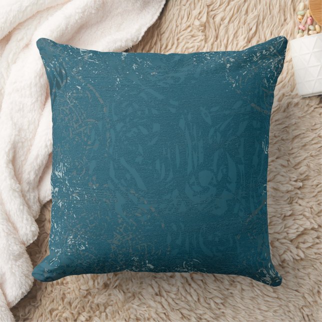Celtic Blue Patterned Decor Kussen (Deken)