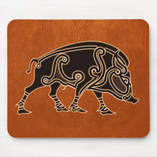 Celtic Boar Mouse mat Muismat (Voorkant)