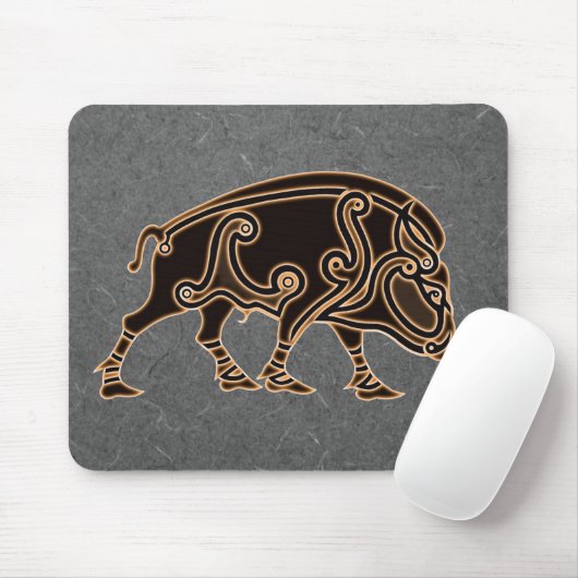 Celtic Boar Mouse mat Muismat (Met muis)
