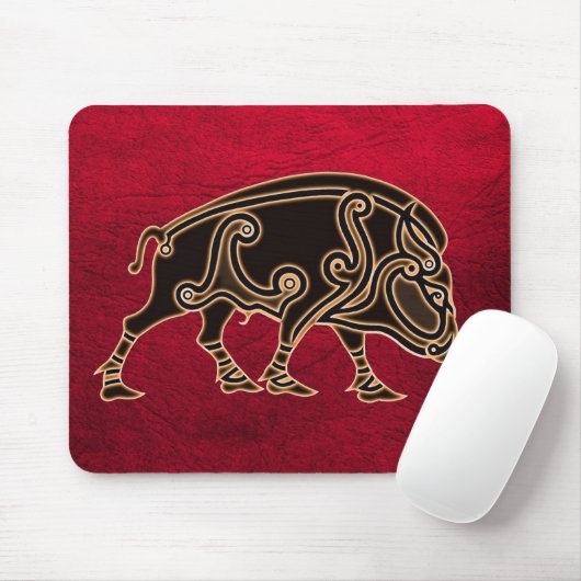 Celtic Boar Mousepad Muismat (Met muis)