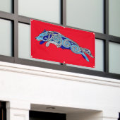 Celtic Border Collie Competitive Agility Dog Spandoek (Buitenkant Gebouw)