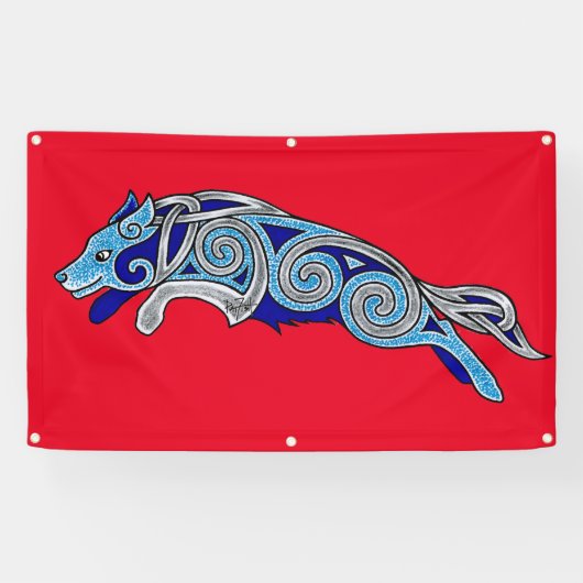 Celtic Border Collie Competitive Agility Dog Spandoek (Horizontaal)