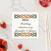 Celtic Braid Wedding Jubileum Servet (Insitu)