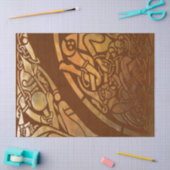 Celtic Brown Suade Tribal Art Tissuepapier (Craft)