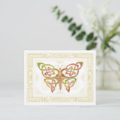 Celtic Butterfly II Briefkaart (Staand voorkant)