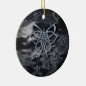 Celtic Butterfly Metal Keramisch Ornament (Rechts)