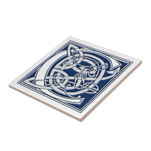 Celtic C Monogram Tegeltje (Zijkant)