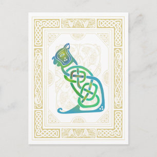 Celtic Cat Briefkaart