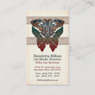 Celtic Cats Design Visitekaartjes
