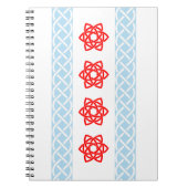 Celtic Chicago Flag Irish Spiral Bound Notebook Notitieboek (Voorkant)