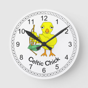 Celtic Chick Ronde Klok
