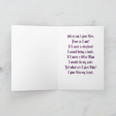 Celtic Christmas Madonna Feestdagen Kaart (Binnen)