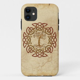 Celtic Circle Nordic Tree of Life Telefoon Case