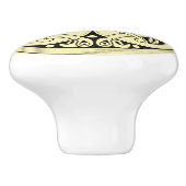 Celtic Circle~ OM HET EVEN WELKE ACHTERGRONDKLEUR  Keramische Knop (Zijkant)