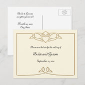 Celtic Claddagh Bewaar de datum Briefkaarten (Voorkant / Achterkant)