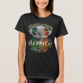 Celtic Claddagh Slainte Nge Irish Flag St. Patrick T-shirt (Voorkant)