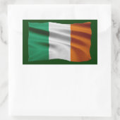 CELTIC CLASSICS Irish Flag Collectie Rechthoekige Sticker (Tas)