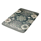 Celtic Clover Floral Charm Badmat (Gekanteld)