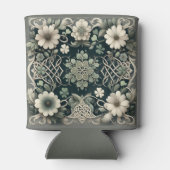 Celtic Clover Floral Charm Blikjeskoeler (Achterkant)