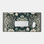 Celtic Clover Floral Charm Bureaumat (Keyboard & Muis)