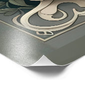 Celtic Clover Floral Charm Foto Afdruk (Hoek)