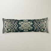 Celtic Clover Floral Charm Lichaamskussen (Achterkant)