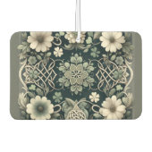 Celtic Clover Floral Charm Luchtverfrisser (Voorkant)