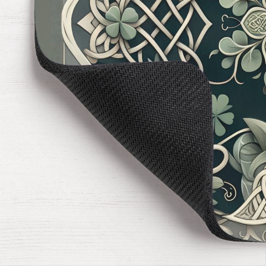 Celtic Clover Floral Charm Muismat (Hoek)