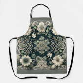 Celtic Clover Floral Charm Schort (Voorkant)