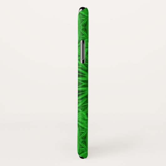 Celtic Clover  Green Fractal Kaleidoscope Case-Mate iPhone Case (Achterkant / rechts)