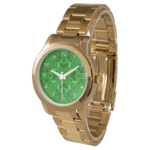 Celtic Clover  Green Fractal Kaleidoscope